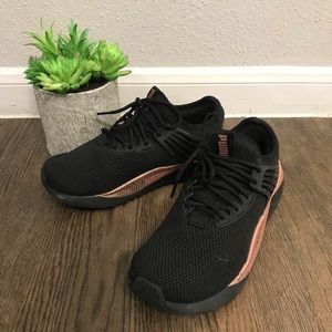 PUMA sneakers black/pink size 7.5 US